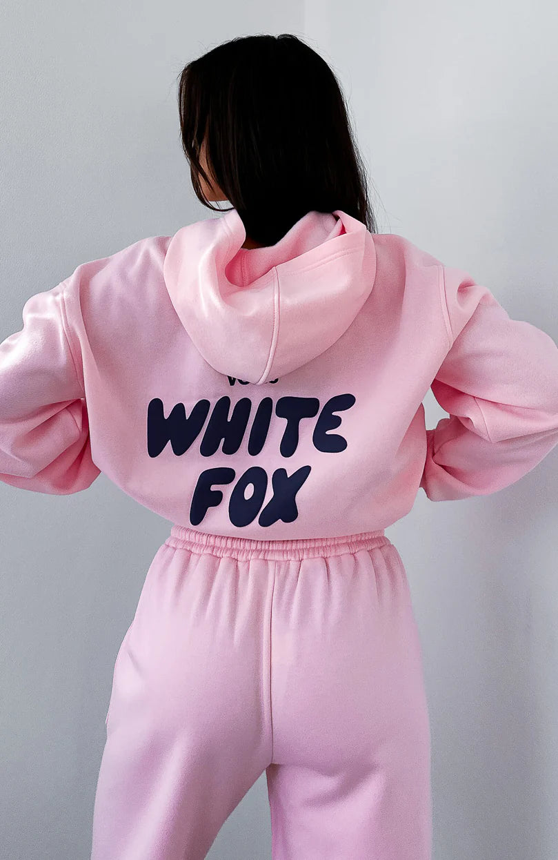 White Fox Oversized Hoodie + Free Sweatpants