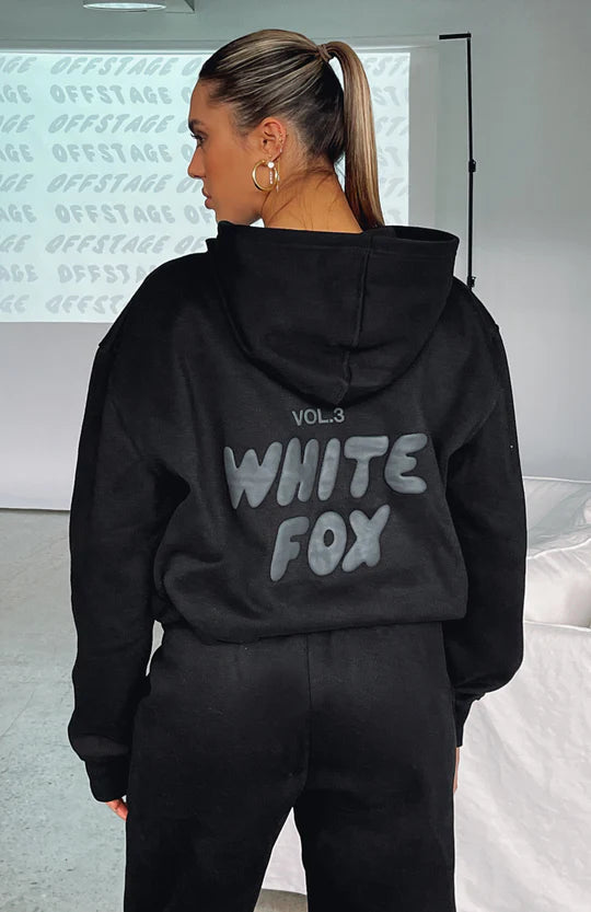 White Fox Oversized Hoodie + Free Sweatpants